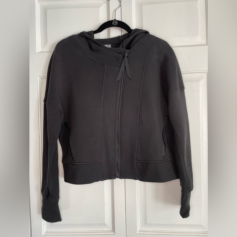 Calia Black Moto-Jacket. M.